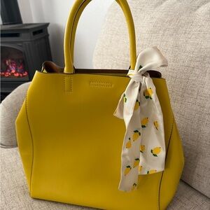 Banana Republic Yellow Handbag